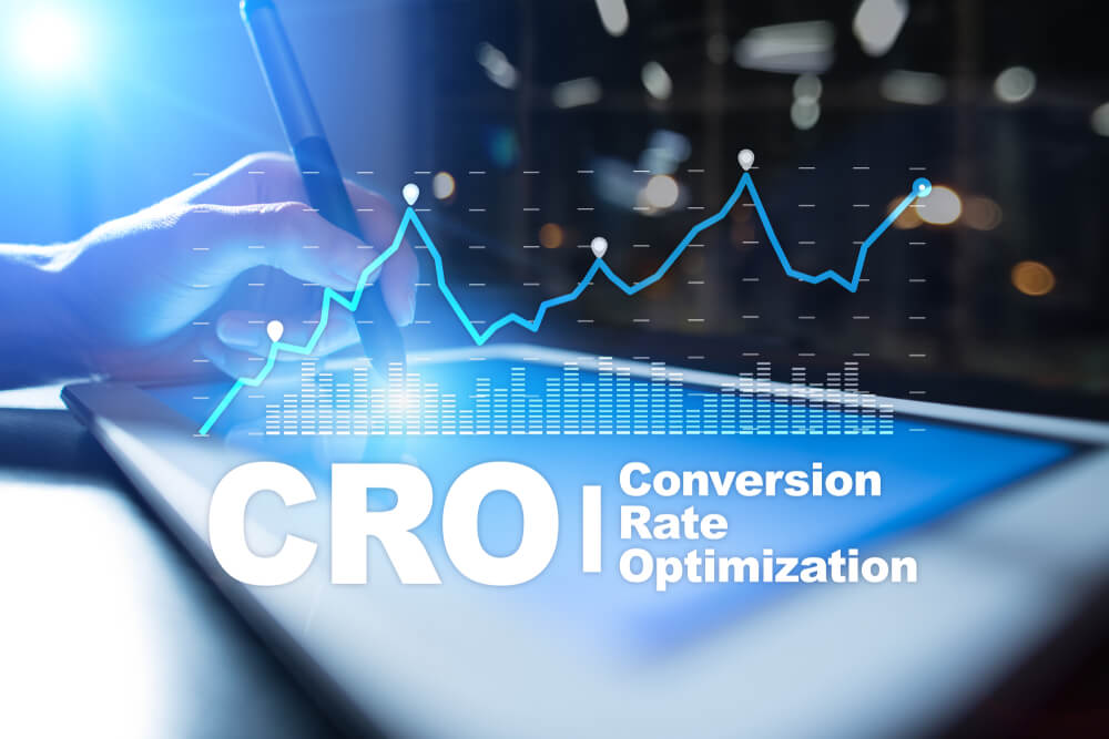 Conversion rate optimization graphic