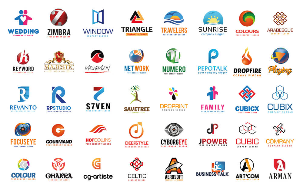 40 different logo examples